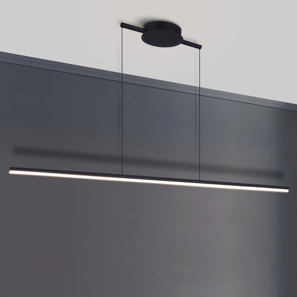 Orren Ellis Neculina 1 Light Kitchen Island Modern Linear LED Pendant